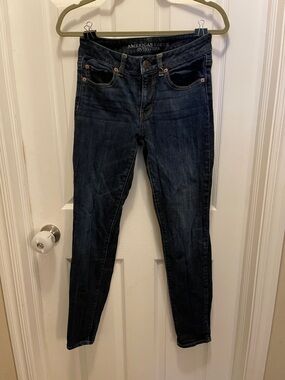 American Eagle Outfitters Dark Indigo Skinny Jeans